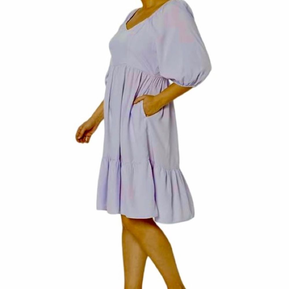 The Drop Lexi Dress NWT with Pockets, Dusty Purple / Lavender, XXL